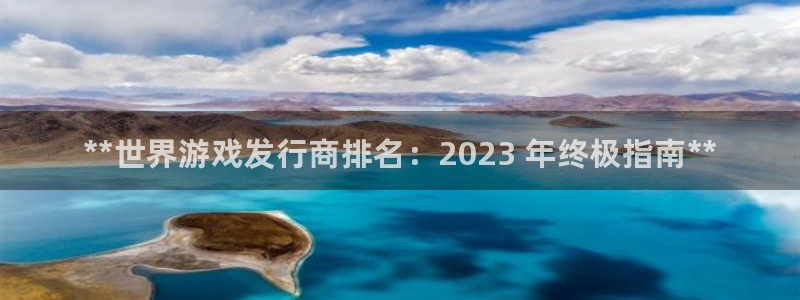 新宝gg平台注册?：**世界游戏发行商排名：2023 年终极指南**